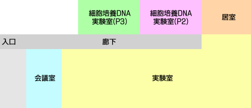 創薬研究センター配置図