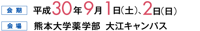 会場日時