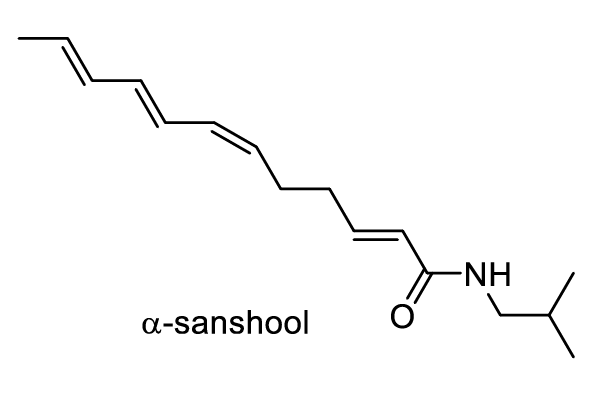 サンショウ 化学構造式1