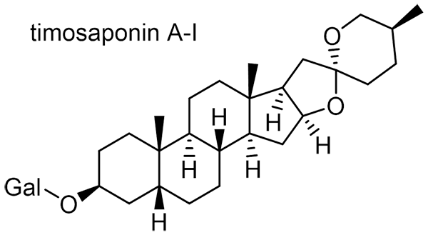 ハナスゲ 化学構造式2