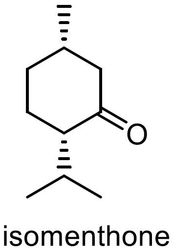 クールミント 化学構造式1