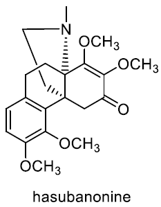 ハスノハカズラ 化学構造式1