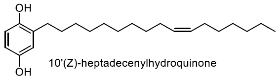 ハゼノキ 化学構造式2